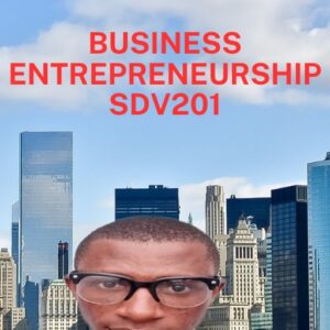 Business Entrepreneurship Course SDV 201
